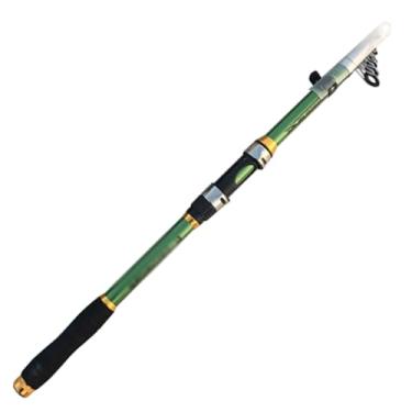 Imagem de Varas de pesca 2,1/2,4/2,7/3,0/3,6 M fundição de fibra de carbono equipamento de pesca ao ar livre vara de pesca marítima telescópica ajustável 5 6 7 seções acessórios de pesca