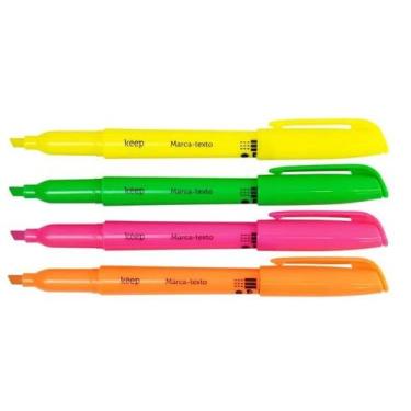 Imagem de Pinel Marca Texto Neon Keep Kit c/4 Unidades - MR069