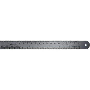 Imagem de Regua Trident Ferragista Aco Inox Flex-20 20cm