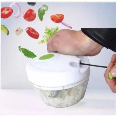 Imagem de Triturador Cortador Alho Cebola Processador Alimentos Manual P - MKB