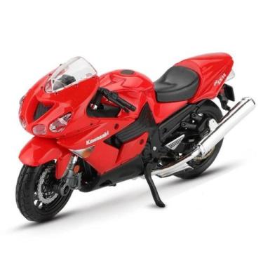 Imagem de Miniatura Moto Kawasaki Ninja Zx 14R 1/18 Vermelho Maisto 35300