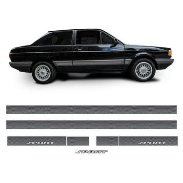 Imagem de Kit Adesivo Faixas Volkswagen Voyage Sport Modelo Original - SPORTINOX