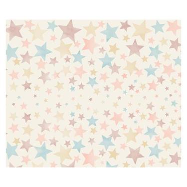 Imagem de Papel de Parede Adesivo Infantil Estrelas Bebe Quarto - 488pcm - Allod