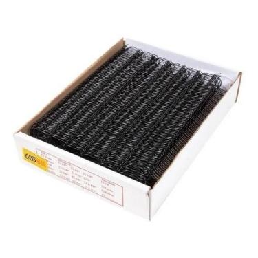 Imagem de Wire-o Para Encadernação 3x1 A4 Preto 1/2 Para 95 Fls 100un - Cassmar