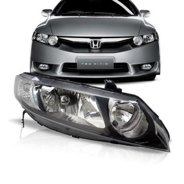 Imagem de Farol New Honda Civic 2006 A 2011 - TYC, Direito