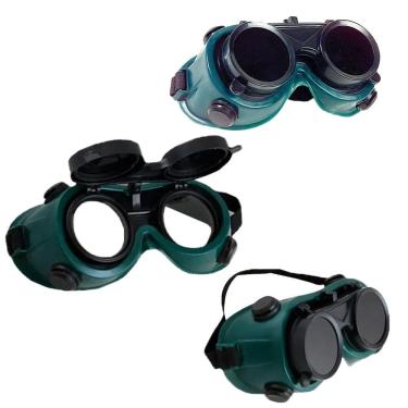 Imagem de Óculos De Solda Proteção Epi Mascara Dupla Lente Soldador