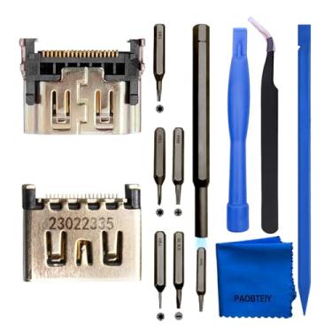 Imagem de PAOBTEIY 2pcs HDMI Port Replacement for Playstation 5 With 10-in-1 Kits, HDMI Display Socket Connector Jack for Sony PS5.