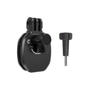 Imagem de Conjunto de montagem de clipe de liberação rápida para para-brisas de motocicleta, acessórios de montagem de grampo de para-brisas para câmera esportiva Insta360 Ace/Ace Pro/Insta360 ONE R/Insta360 GO