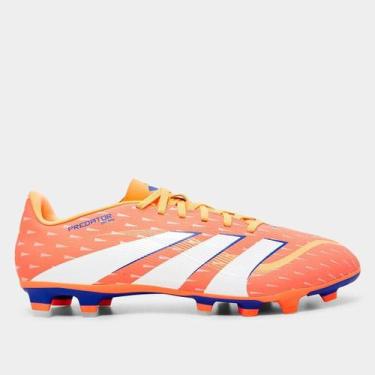 Imagem de Chuteira Campo Adidas Predator Club Unissex, Laranja, 38