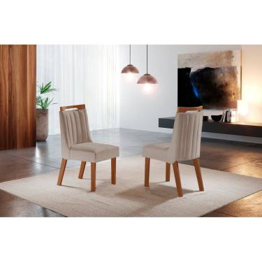 Imagem de Cadeiras para Mesa de Jantar Estofada - Lottus - LJ Móveis