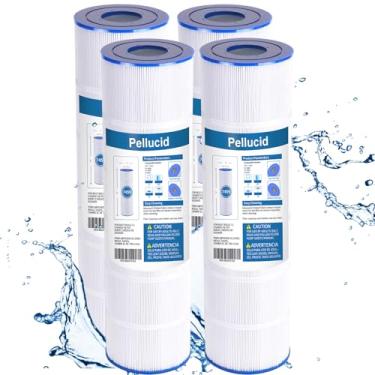 Imagem de PELLUCID Filtro de piscina compatível com Jandy CL340, CV340, PJAN85, Ultral-A8, Unicel C-7459, Filbur FC-6405, Filbur FC-0800, A0557900, R0554500, 4 x 85 m² pacote com 4 cartuchos de filtro