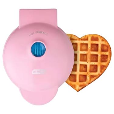 Imagem de DASH Mini máquina de waffle de coração rosa