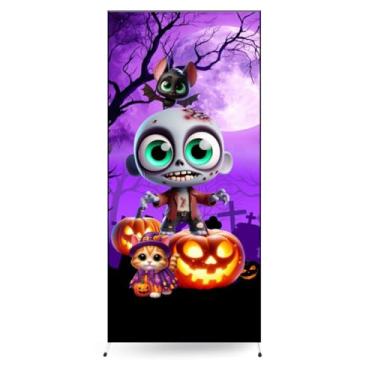 Imagem de Painel Romano Lateral 0,90mx 2,20m Halloween (PLHAL0023)