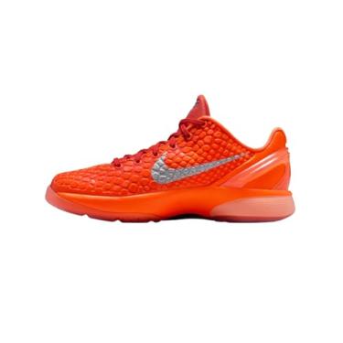 Imagem de Nike Kobe 6 GS (criança grande), Laranja total/prata metálica, branco, 7 US Big Kid