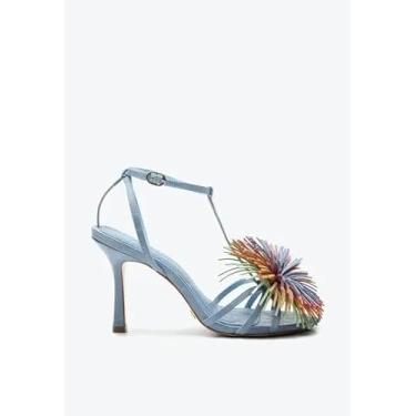 Imagem de Sandália Vicenza Salto Alto Azul