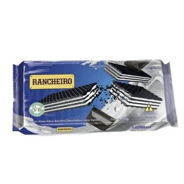 Imagem de KIT COM 4 - Biscoito Wafer Baunilha Rancheiro 78g Zero Lactose/Zero La