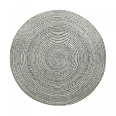 Imagem de LUGAR AMERICANO DE POLIÉSTER CINZA E AZUL 38cm