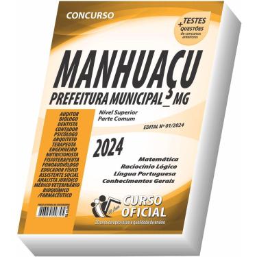Imagem de Apostila Manhuaçu - Mg - Nível Superior - Parte Comum