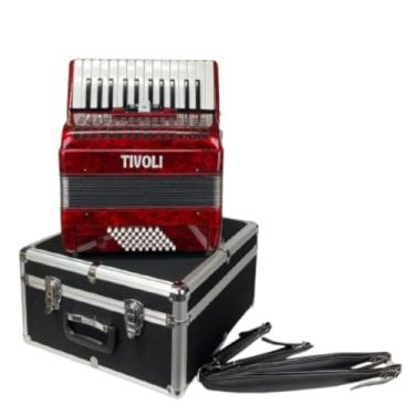 Imagem de Acordeon Tivoli 26 Teclas 48 Baixos 2 Vozes com Estojo Rígido – Compacto, Versátil e Resistente