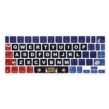 Imagem de MMDW Capa de silicone Magic Keyboard Skin para iPad Pro 11 polegadas Magic Keyboard (2ª geração) modelo 2020, para iPad Pro 11 acessórios protetores de teclado, boa sorte