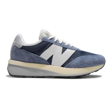 Imagem de Tênis New Balance 370v1 Unissex (Marinho/Bege, BR, Adulto, Numérico, 40)