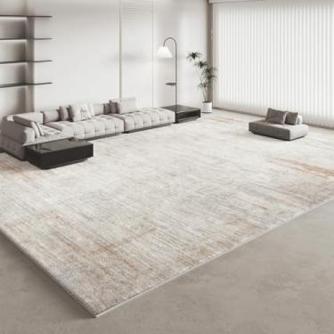 Imagem de Tapetes minimalistas para sala de estar, decoração leve e luxuosa para quarto, tapete de pelúcia macio e grande para vestiário (200x300 cm/G)