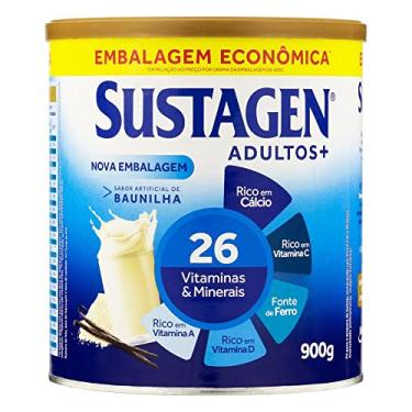 Imagem de Complemento Alimentar Sustagen Adultos+ Sabor Baunilha - Lata 900G, Sustagen N&E