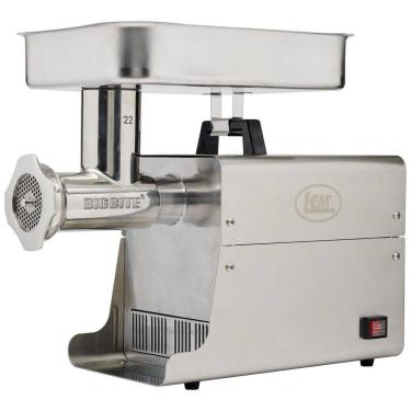 Imagem de Moedor de Carne Elétrico, Aço Inox, 110v, LEM, Prateado