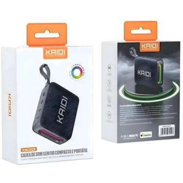 Imagem de Mini Caixinha de Som Kaidi 5W Bluetooth Presente perfeito para o Natal