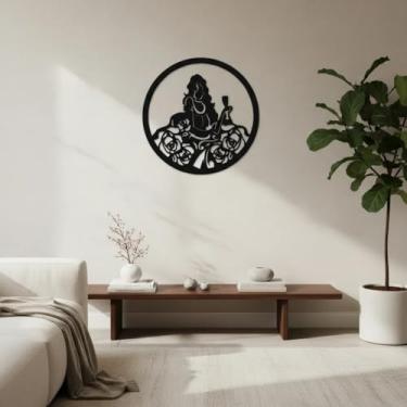 Imagem de Quadro Decorativo Mandala Mdf 3mm 60x60cm Pomba-gira Maria Padilha Orixas Umbanda