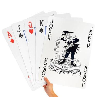 Imagem de Baralho completo de cartas Jumbo SeptCity Super Big Giant