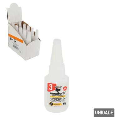 Imagem de Cola Instantânea 20g Rendbond Alta Viscosidade - Tudo em Caixa