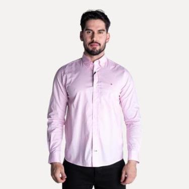 Imagem de Camisa Tommy Hilfiger Classic Regular Fit Rosa-Masculino