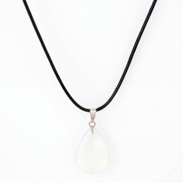 Imagem de Colar de cristal de pedra natural, olho de tigre, opala sereia, preto, obsidiana, verde, aventurina, colar feminino, one size, Cristal, Sem Pedra Preciosa