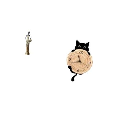 Imagem de Fenteer Estátua de Senhora Tribal Vintage, Ornamento de Mesa E Relógio de Parede, Decoração para Quarto, Escritório, Mesa, Armário, Presente de Inauguração, L