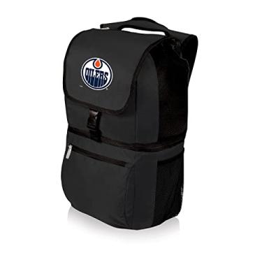 Imagem de PICNIC TIME Mochila NHL Edmonton Oilers Zuma Cooler, Mochila Cooler Macio, Lancheira (Preta)