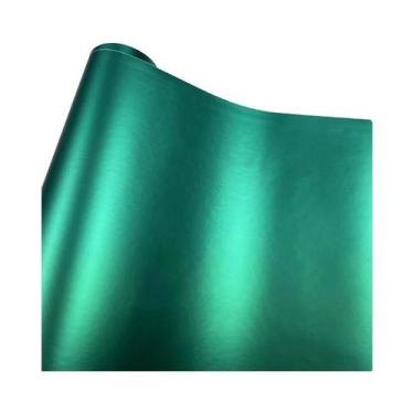 Imagem de Filme Vinílico Cromado Fosco Em 14 Cores, Adesivo Para Carro Sem Bolha