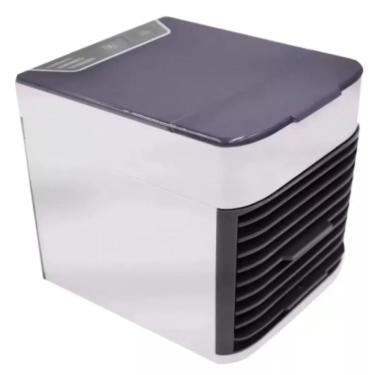 Imagem de Ar Condicionado Portatil Mini Climatizador Umidificador De Mesa Refrigerador 3 Em 1 Purificador Ventilador Bivolt