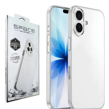 Imagem de Capa Capinha Space Hybrid Clear Anti-Impacto Compatível Ipphone 17 Normal