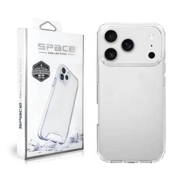 Imagem de Capa Capinha Space Hybrid Clear Anti-Impacto Compatível Ipphone 17 Pro Max 6.9