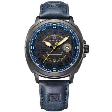 Imagem de Relógio Masculino De Quartzo Design Esportivo Impermeavel à Prova D'água 3atm Azul