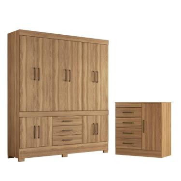 Imagem de Conjunto Quarto Guarda Roupa E Comoda Emilia Amendola