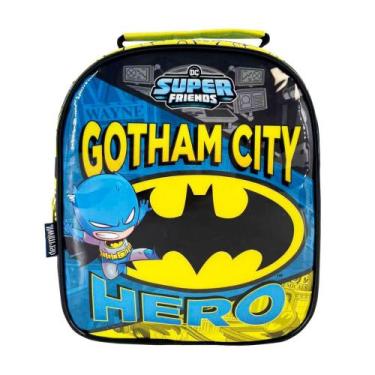 Imagem de Lancheira Escolar Soft Batman Super Friends Gotham Dermiwil - DC Super