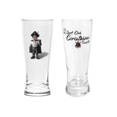 Imagem de KIT 2 COPOS LAGER 300 ML Corinthians C/2 Licenciado Oficial - All Mix