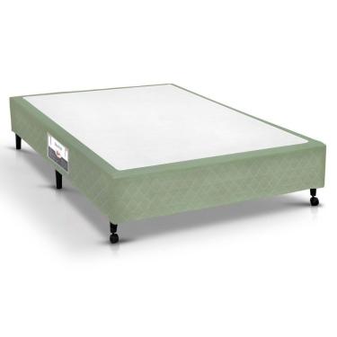 Imagem de Cama Box Base Universal Viúva Poli Tecido Green (128x188x23) - Castor