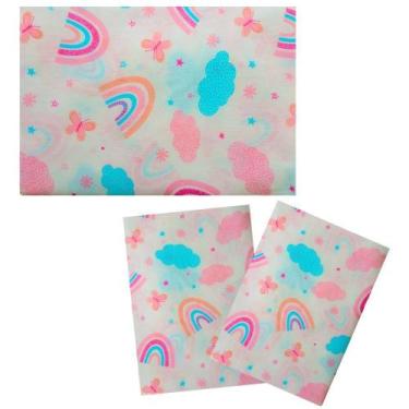 Imagem de Lençol de Berço Americano Elástico Fronhas Conjunto 100 Algodão para o