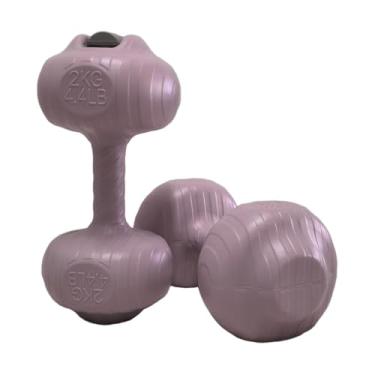 Imagem de menolana 2 halteres infláveis ​​com água, equipamento de exercícios com confortável para crianças, pesos aquáticos para escritório, academia e jardim de, 4kg
