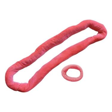 Imagem de Baoblaze Hoop Lyra Hand Loop, alça profissional de 15,75" para treinamento de força, pole dance, circo e rede, Vermelho Melancia