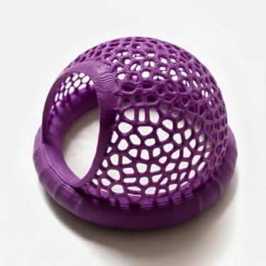 Imagem de Esconderijo Flutuante para Peixes Betta Toca para Aquário Cama Folha Descanso Aquarismo Decoração(Roxo,3)