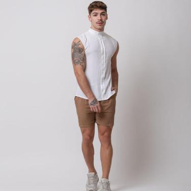 Imagem de Regata Viscose Gola Padre Santo Luxo Man Branco-Masculino